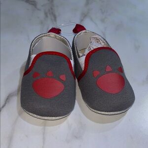 Swiggles Gray and Red Kids Slippers
